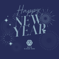 New Year Welcome Instagram post Image Preview