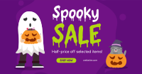 Halloween Discount Facebook Ad Design