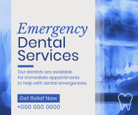 Corporate Emergency Dental Service Facebook Post Design