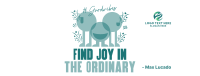 Finding Joy Quote Facebook cover Image Preview