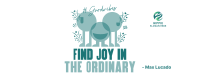 Finding Joy Quote Facebook Cover Image Preview
