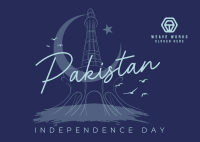 Pakistan Independence Day Postcard Image Preview