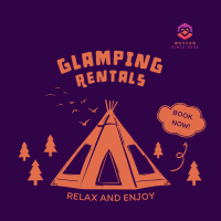 Holiday Glamping Rentals Instagram post Image Preview