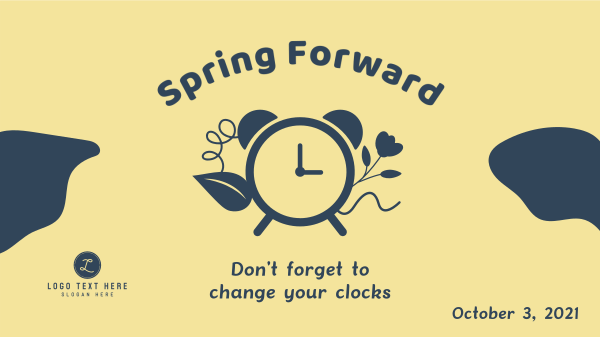 Change your Clocks Facebook Event Cover Design Image Preview