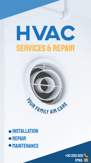 HVAC Services and Repair Instagram story Image Preview