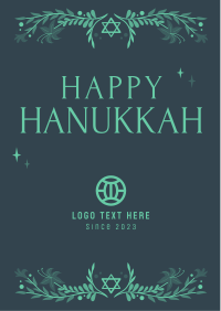Celebrating Hanukkah Flyer Design
