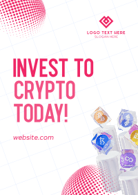 Crypto Investing Insights Flyer Design