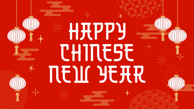 Chinese New Year Lanterns Facebook event cover Image Preview