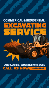 Professional Excavation Service  YouTube short Image Preview