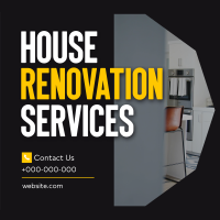 Renovation Services Instagram Post Design