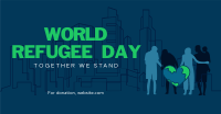 Family Refugees Facebook Ad Design