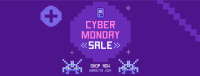 Pixel Cyber Monday Facebook cover Image Preview