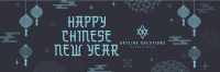 Chinese New Year Lanterns Twitter Header Image Preview