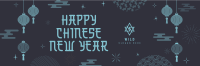 Chinese New Year Lanterns Twitter Header Design