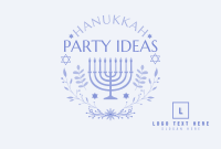 Happy Hanukkah Pinterest Cover Design