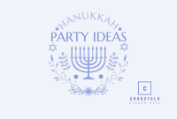 Happy Hanukkah Pinterest board cover Image Preview
