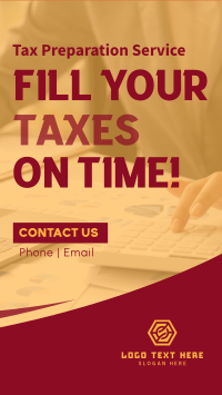 Fill Your Taxes YouTube short Image Preview