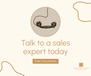 Talk To A Sales Expert Facebook post Image Preview