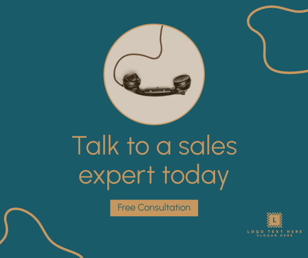 Talk To A Sales Expert Facebook Post Design Image Preview