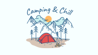 Camping and Chill Zoom background Image Preview