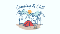 Camping and Chill Zoom Background Image Preview