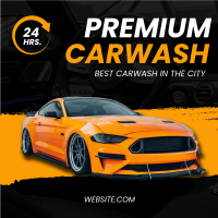 Premium Carwash Instagram post Image Preview
