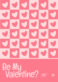 Valentine Heart Tile Flyer Image Preview