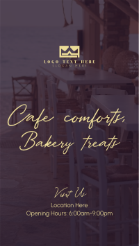 Relaxing Beach Cafe Facebook Story Design