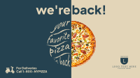 Italian Pizza Chain Facebook Event Cover Design