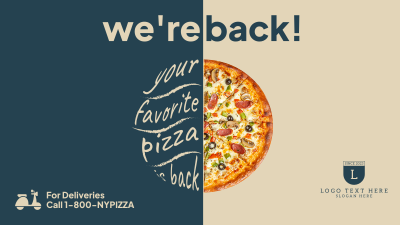 Italian Pizza Chain Facebook event cover Image Preview