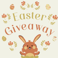 Warm Easter Giveaway Linkedin Post Design