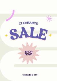 Cute Y2K Clearance Sale Poster Image Preview