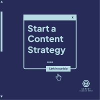 Content Strategy Instagram Post Design