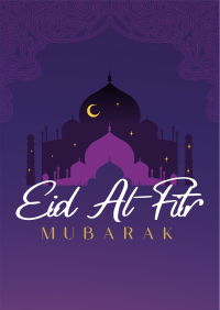 Starry Eid Al-Fitr Flyer Image Preview