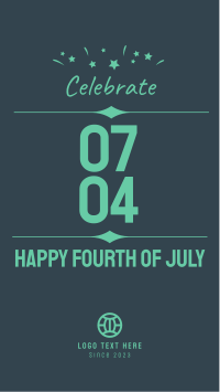 Celebrate Fourth of July Facebook story Image Preview