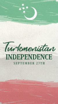 Turkmenistan Independence Day TikTok Video Image Preview