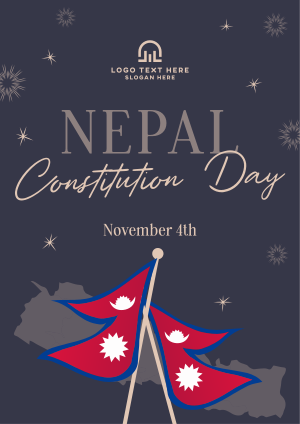 Nepal Constitution Day Flyer Image Preview