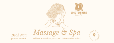 Cosmetics Spa Massage Facebook cover Image Preview