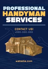 Modern Handyman Service Flyer Design