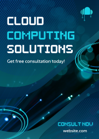 Cloud Computing Solutions Flyer Design