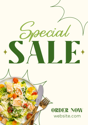 Salad Special Sale Flyer Image Preview