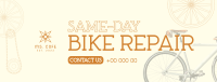Bike Repair Shop Facebook Cover Image Preview