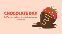 Chocolate Strawberry Facebook event cover Image Preview
