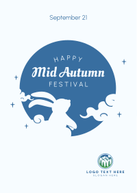 Happy Mid Autumn Festival Flyer Design