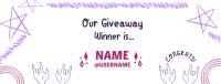 Very Peri Giveaway Winners Facebook cover Image Preview