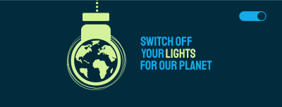 Earth Hour Lights Off Facebook cover Image Preview