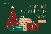 Annual Christmas Sale Pinterest Cover Design