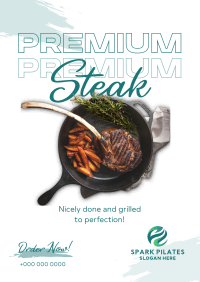 Premium Steak Order Flyer Design