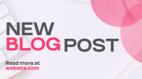 Geometric Minimalist Blog Facebook event cover Image Preview