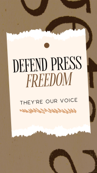 Defend Press Freedom Facebook story Image Preview